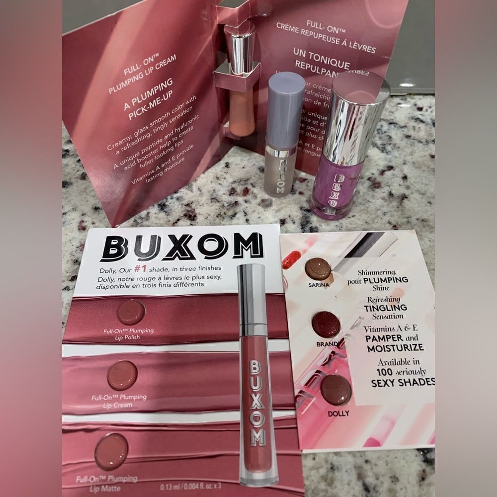 BUXOM Lip Polish and Pumping Gloss Bundle, new